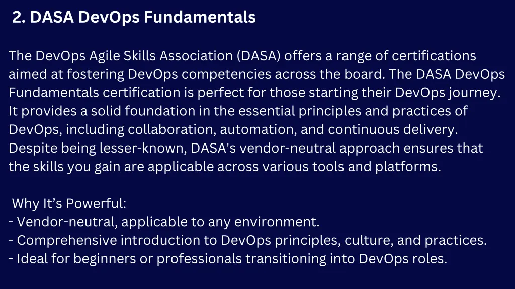 2 dasa devops fundamentals