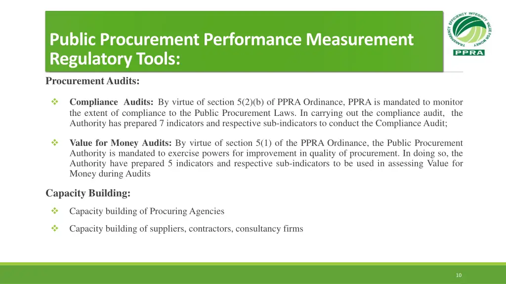 public procurement performance measurement 2