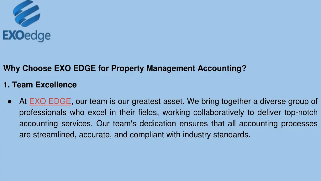 why choose exo edge for property management