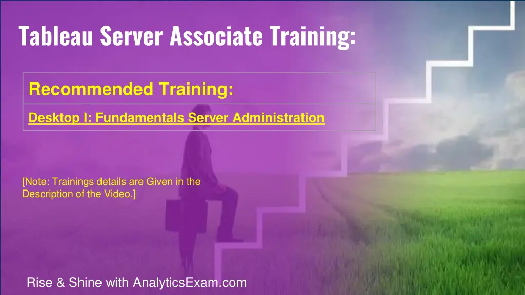 tableau server associate training