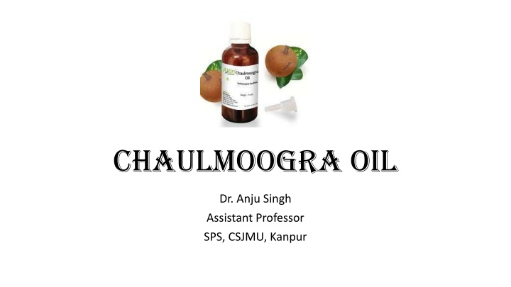 chaulmoogra oil