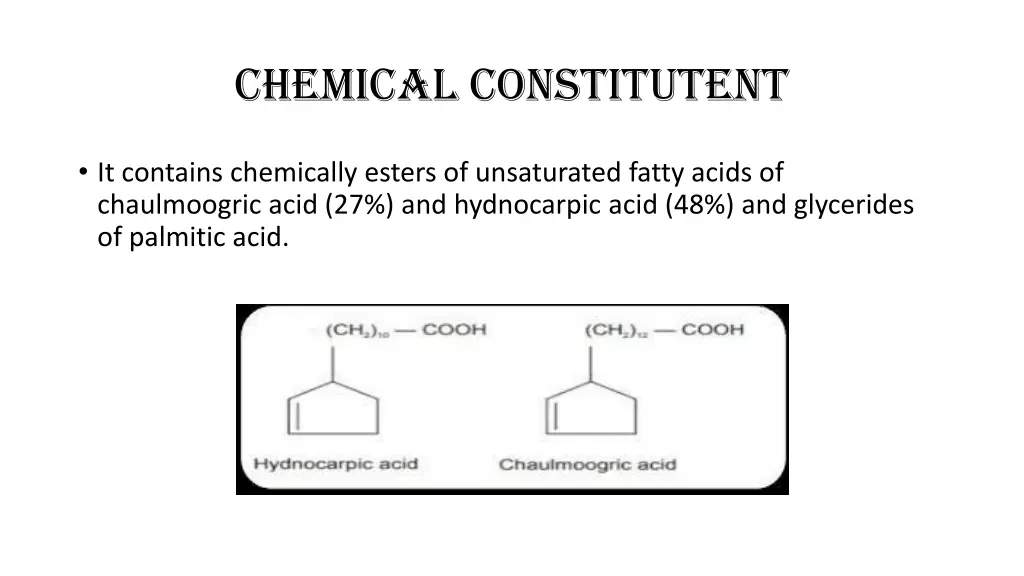 chemical constitutent