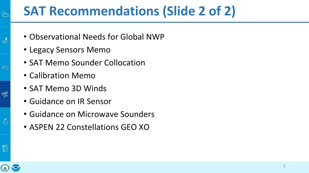 sat recommendations slide 2 of 2