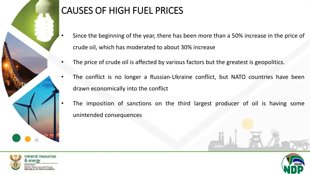 causes of high fuel prices causes of high fuel