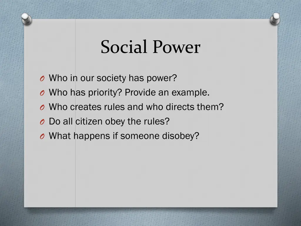 social power