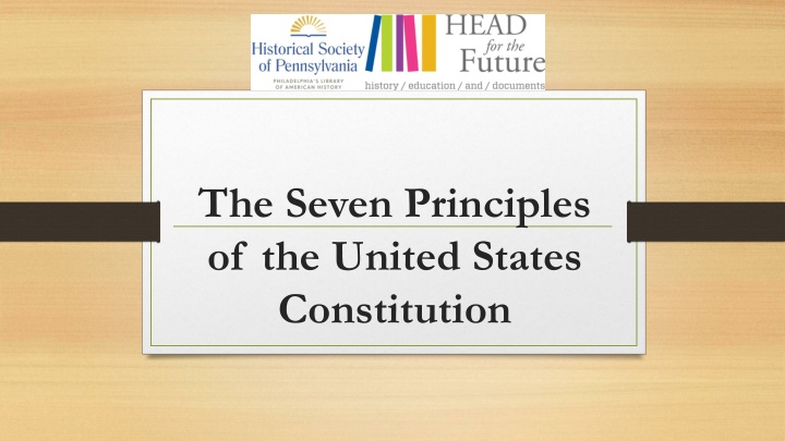 the seven principles of the united states