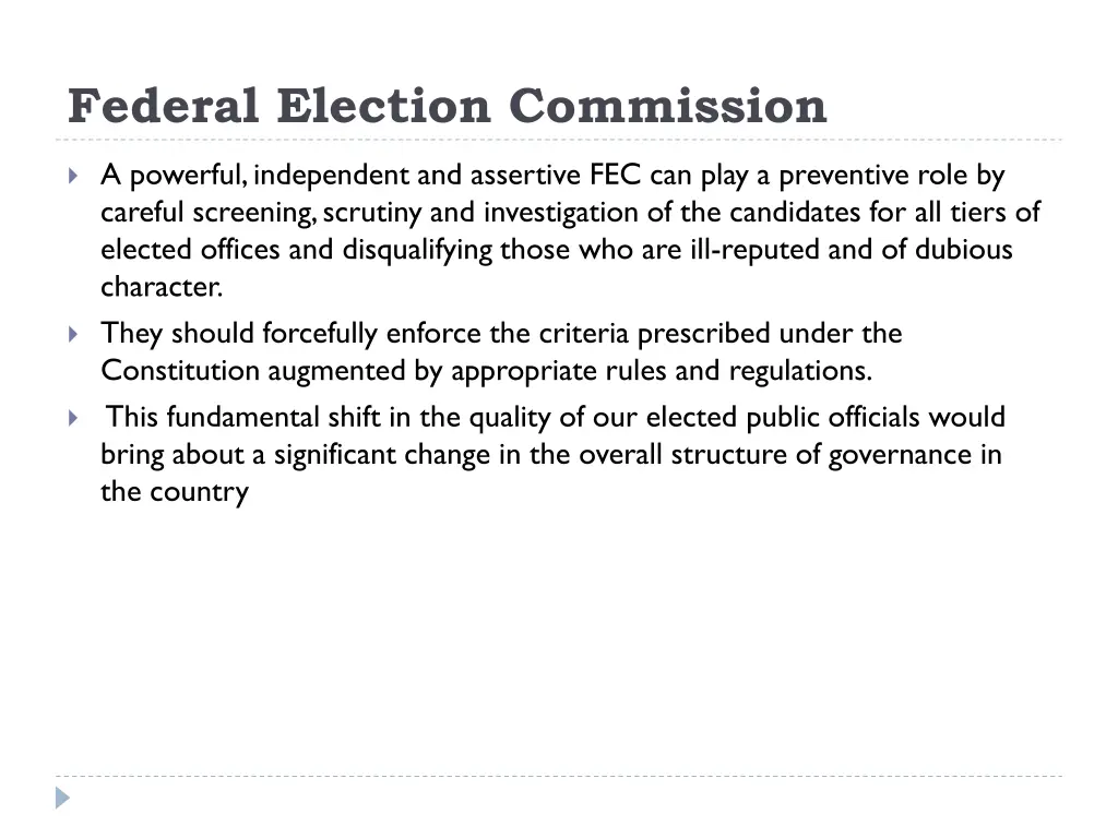 federal election commission