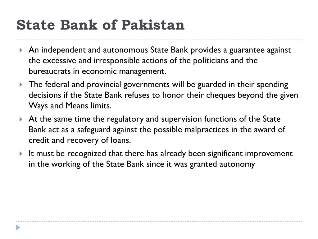 state bank of pakistan