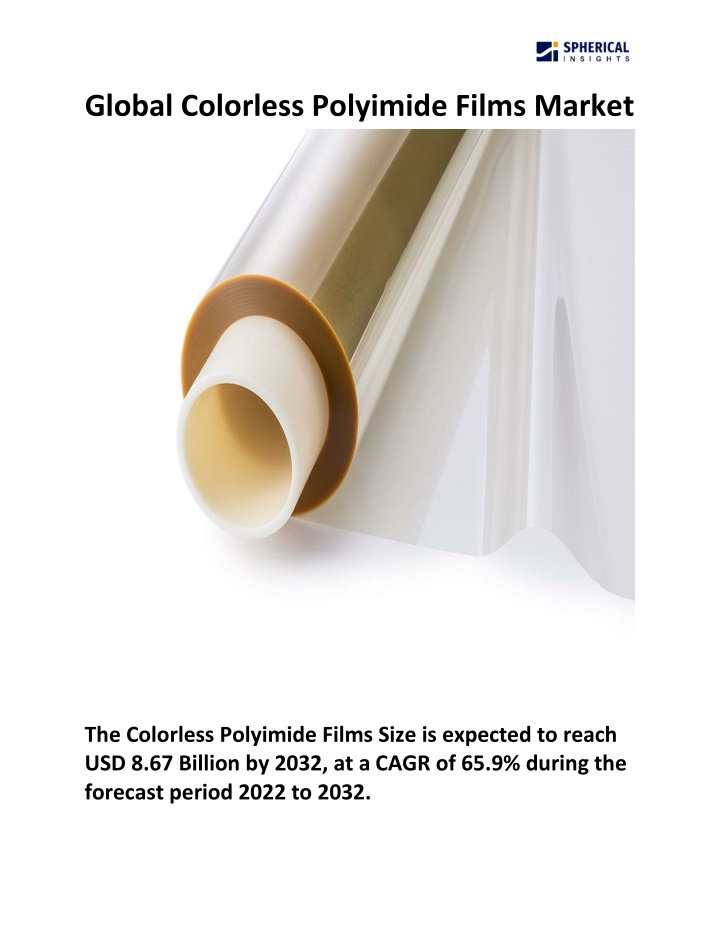 global colorless polyimide films market