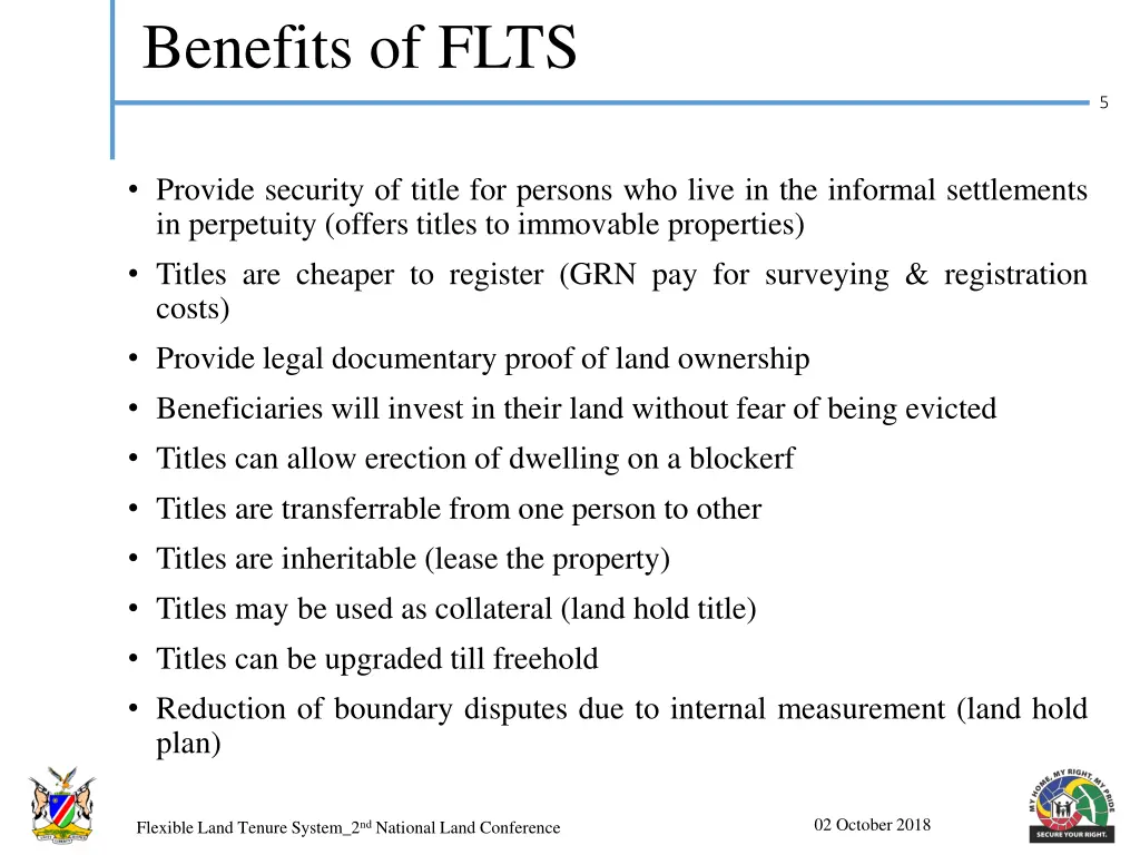 benefits of flts