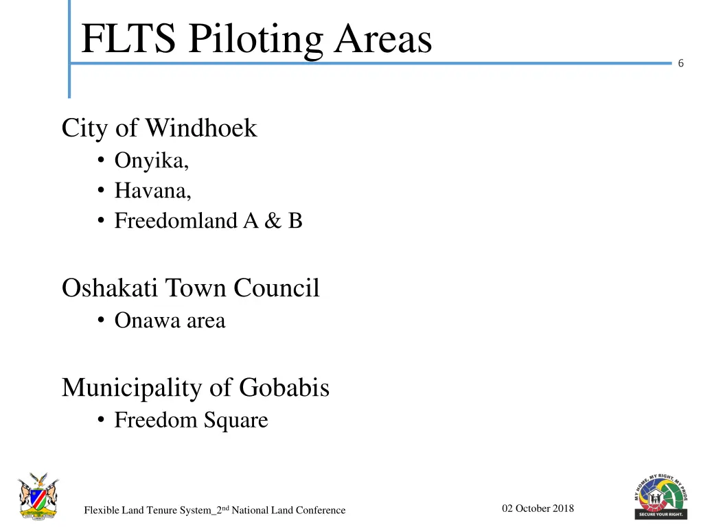 flts piloting areas