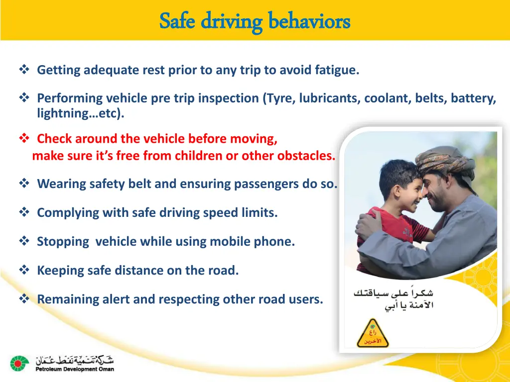 safe driving behaviors safe driving behaviors