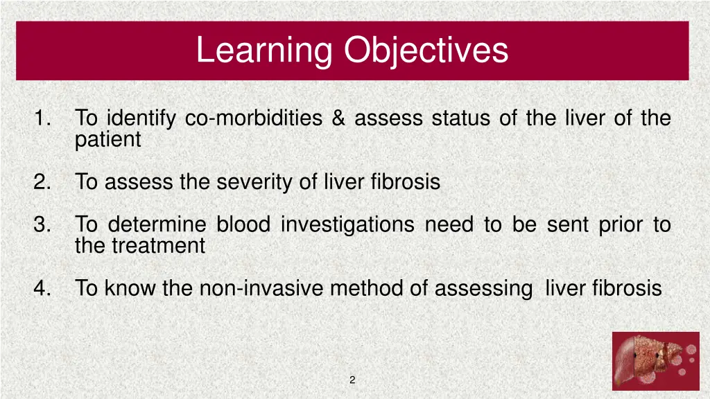 learning objectives