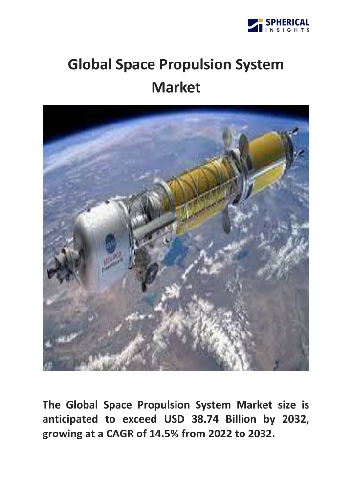 global space propulsion system market