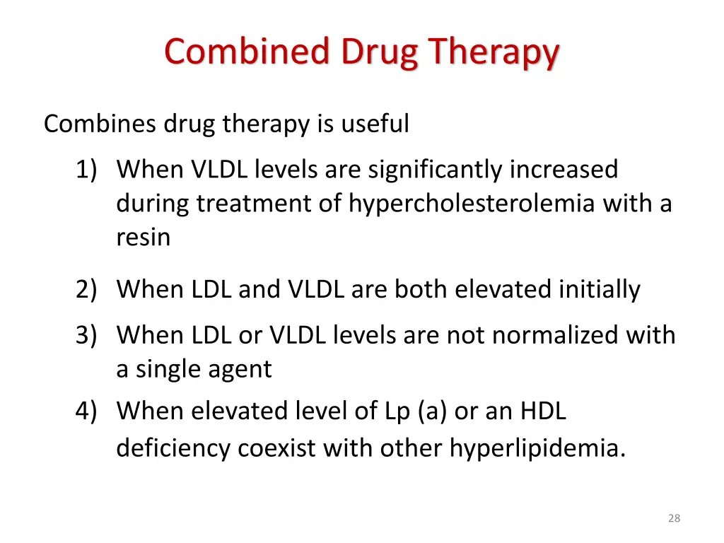 combined drug therapy