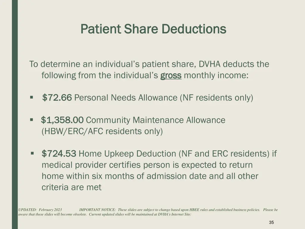 patient share deductions patient share deductions