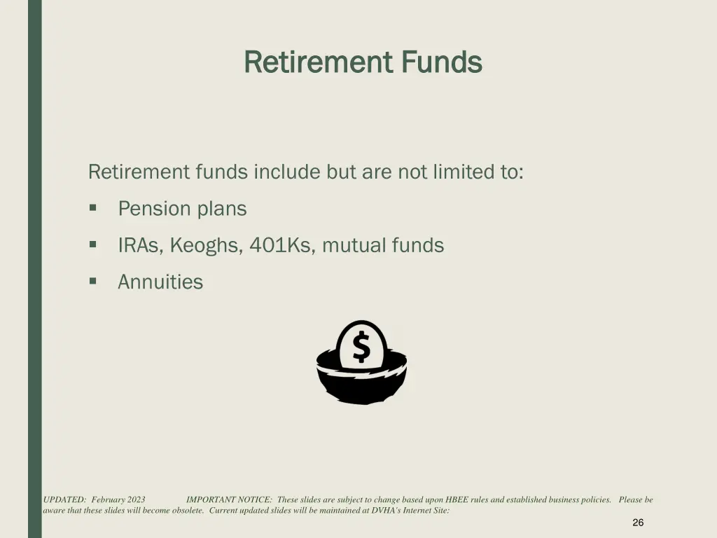 retirement funds retirement funds