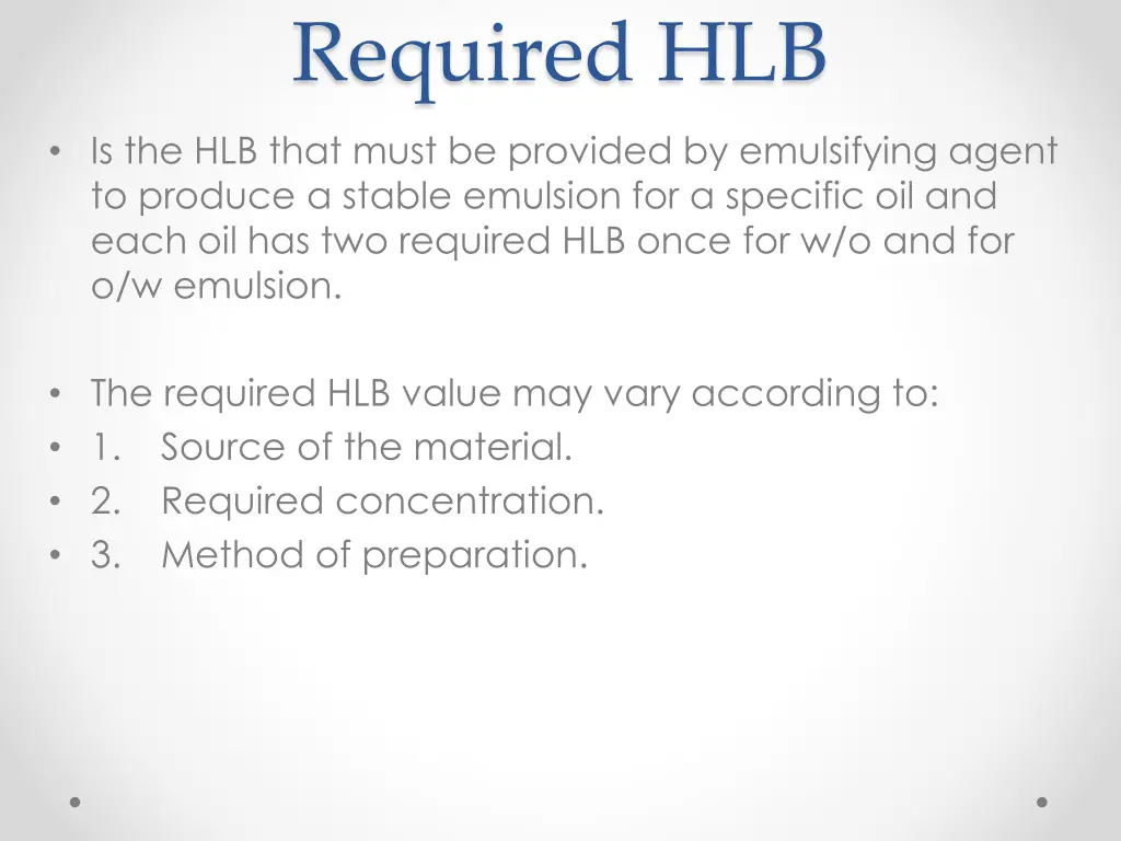 required hlb