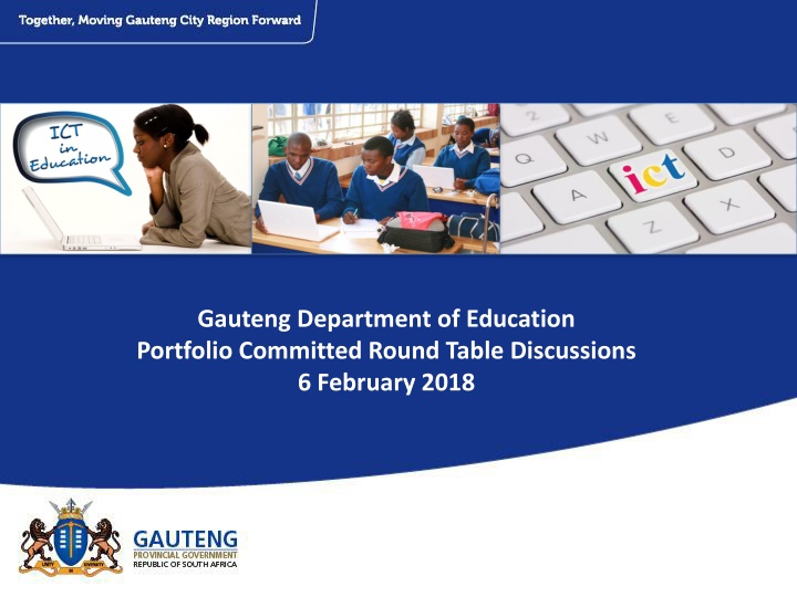 gauteng department of education portfolio