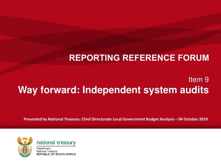 reporting reference forum