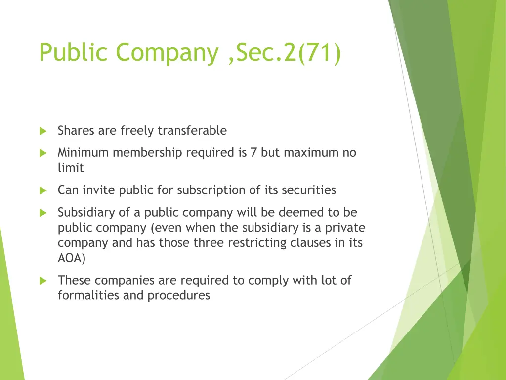 public company sec 2 71