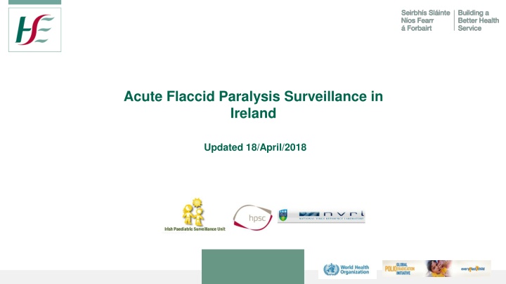 acute flaccid paralysis surveillance in ireland