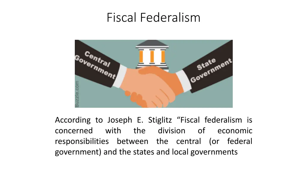 fiscal federalism