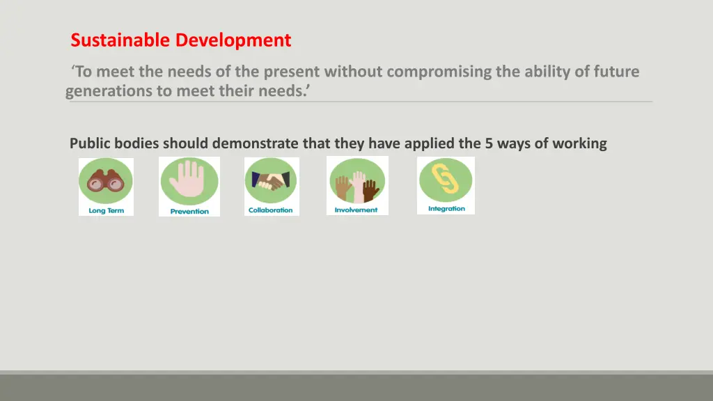 sustainable development