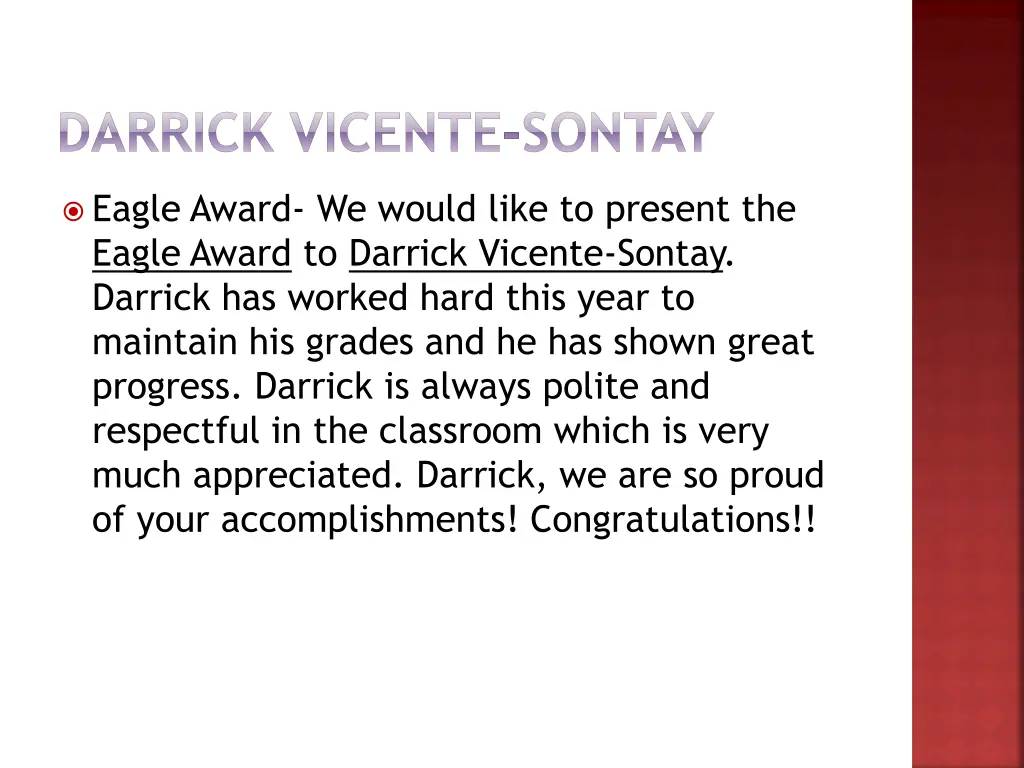 darrick vicente sontay