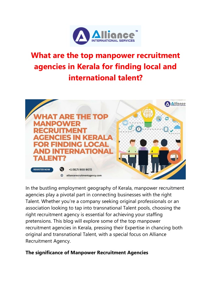 what are the top manpower recruitment agencies