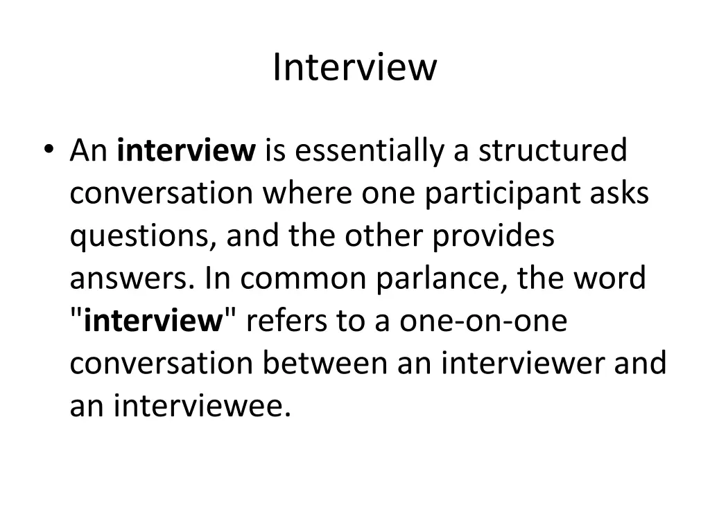 interview 1