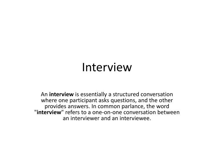 interview