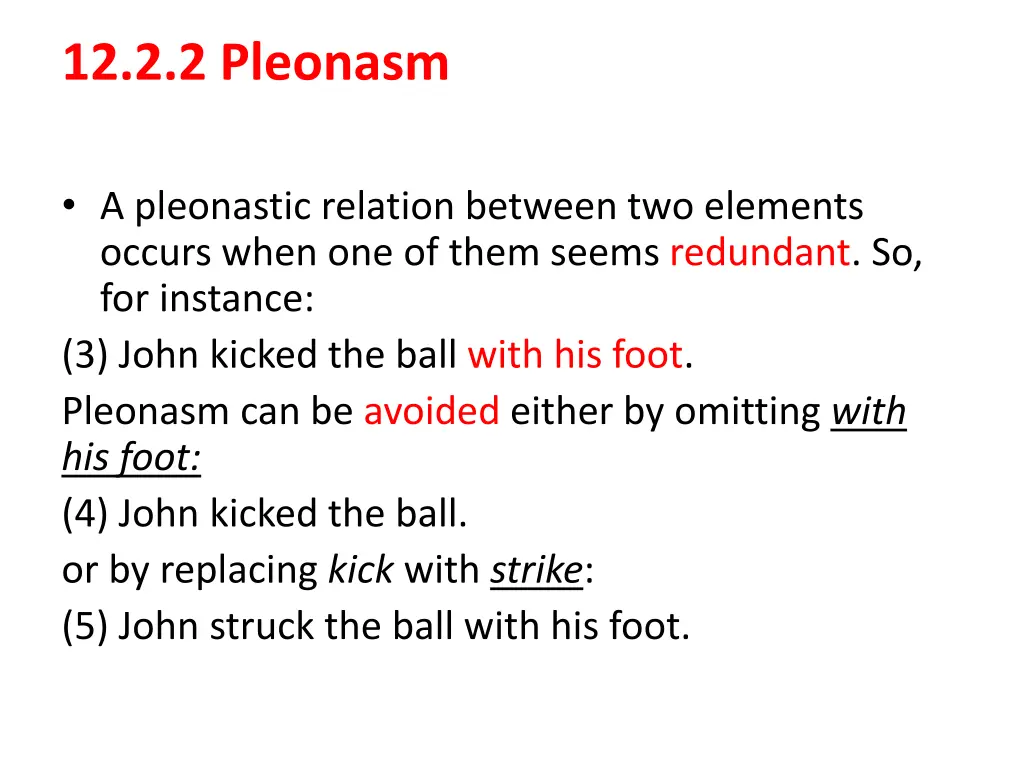 12 2 2 pleonasm