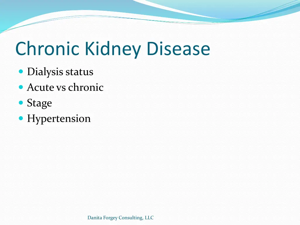 chronic kidney disease