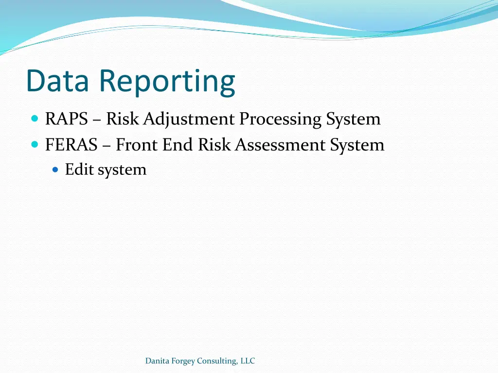 data reporting 1