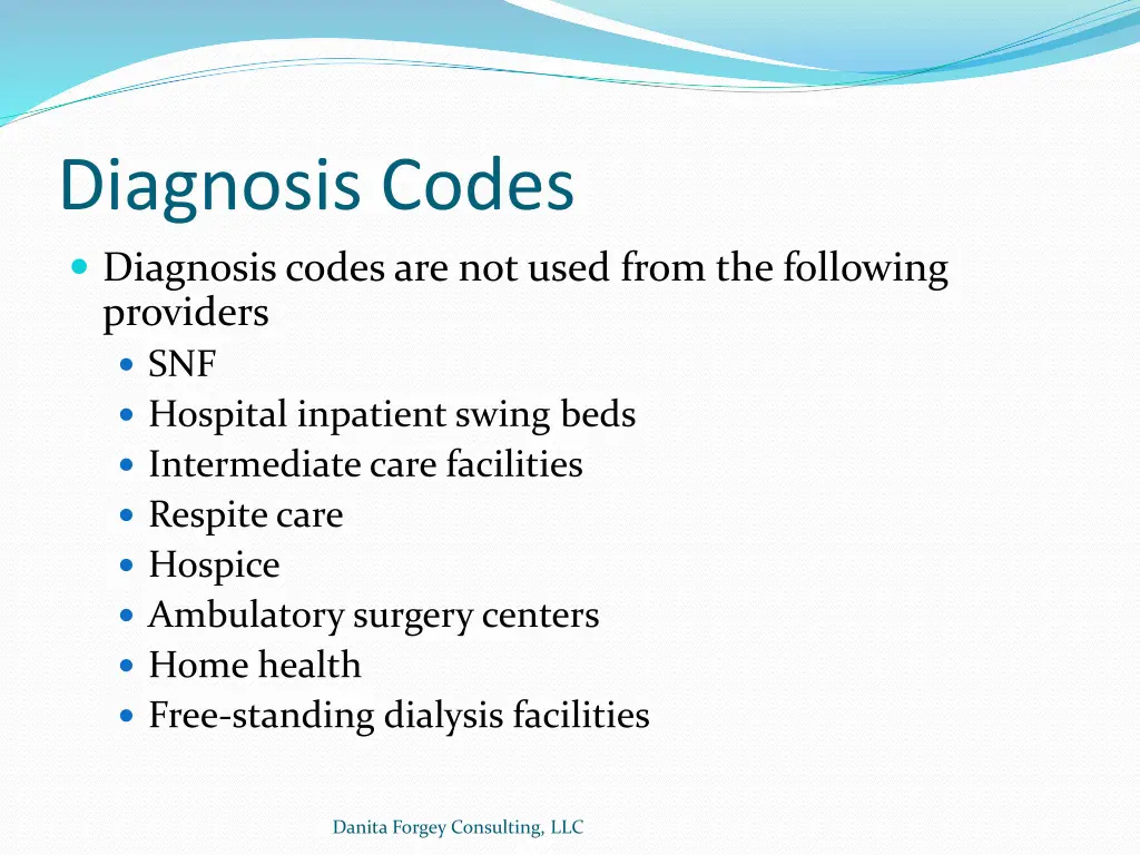 diagnosis codes diagnosis codes are not used from