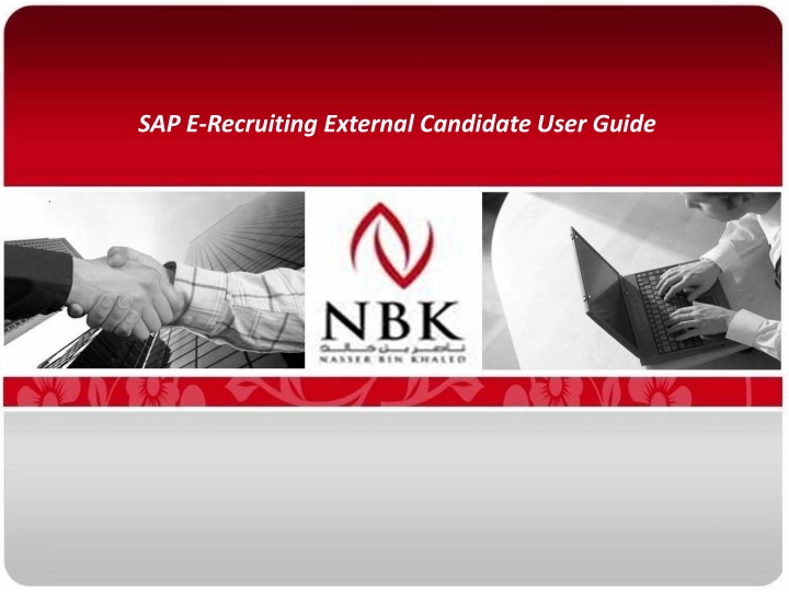 sap e recruiting external candidate user guide