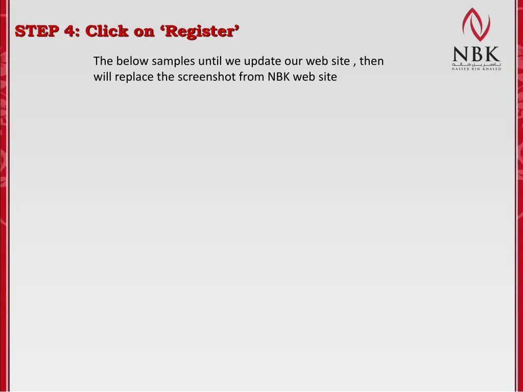 step 4 click on register