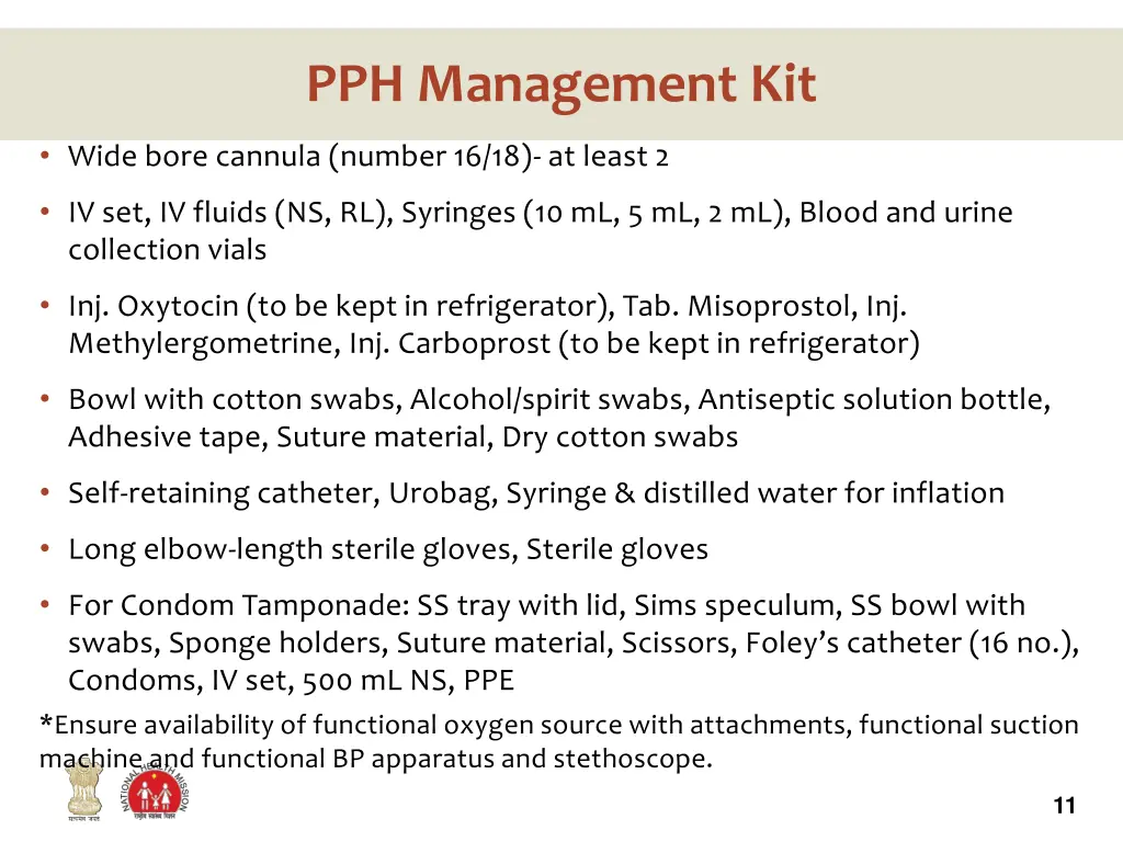 pph management kit