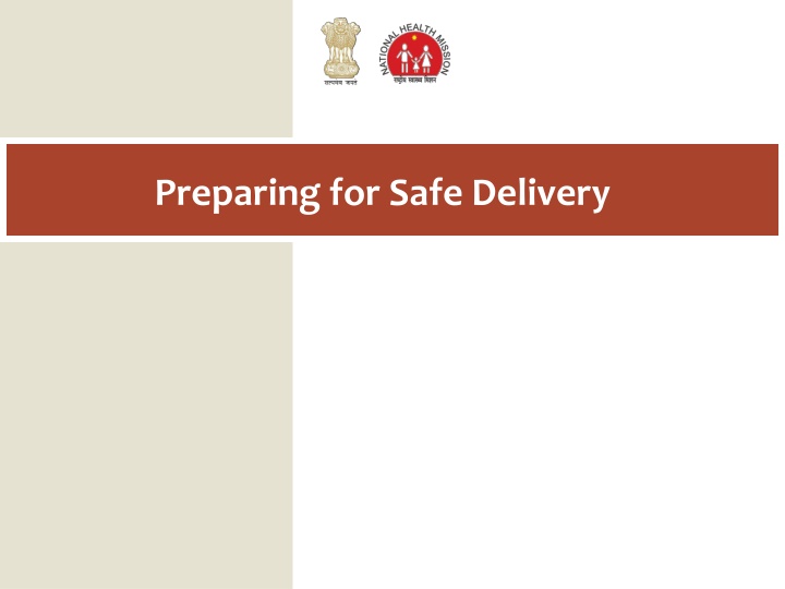 preparing for safe delivery