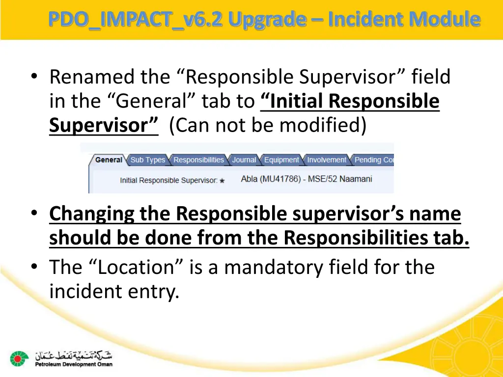 pdo impact v6 2 upgrade incident module 2