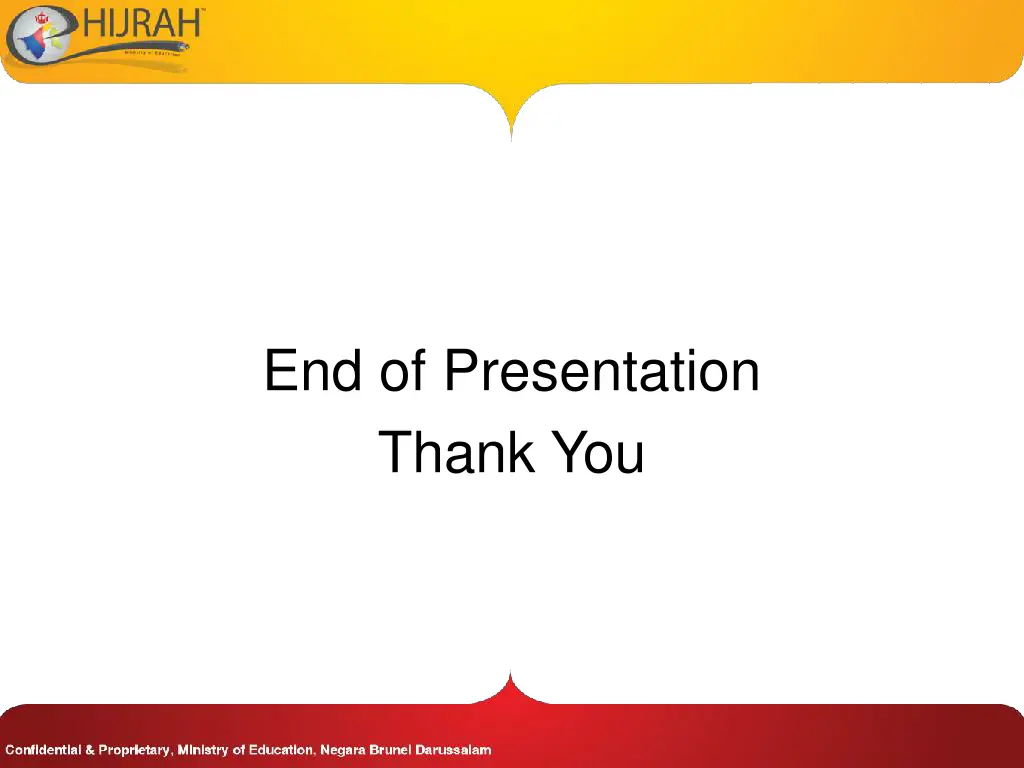 end of presentation thank you