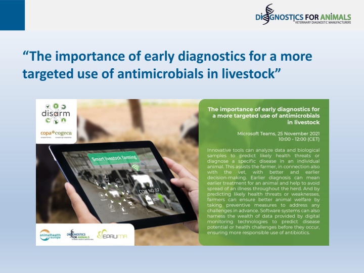 the importance of early diagnostics for a more