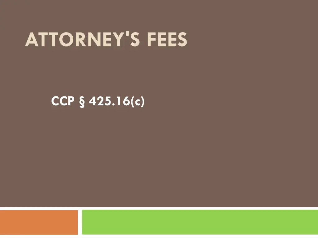 attorney s fees