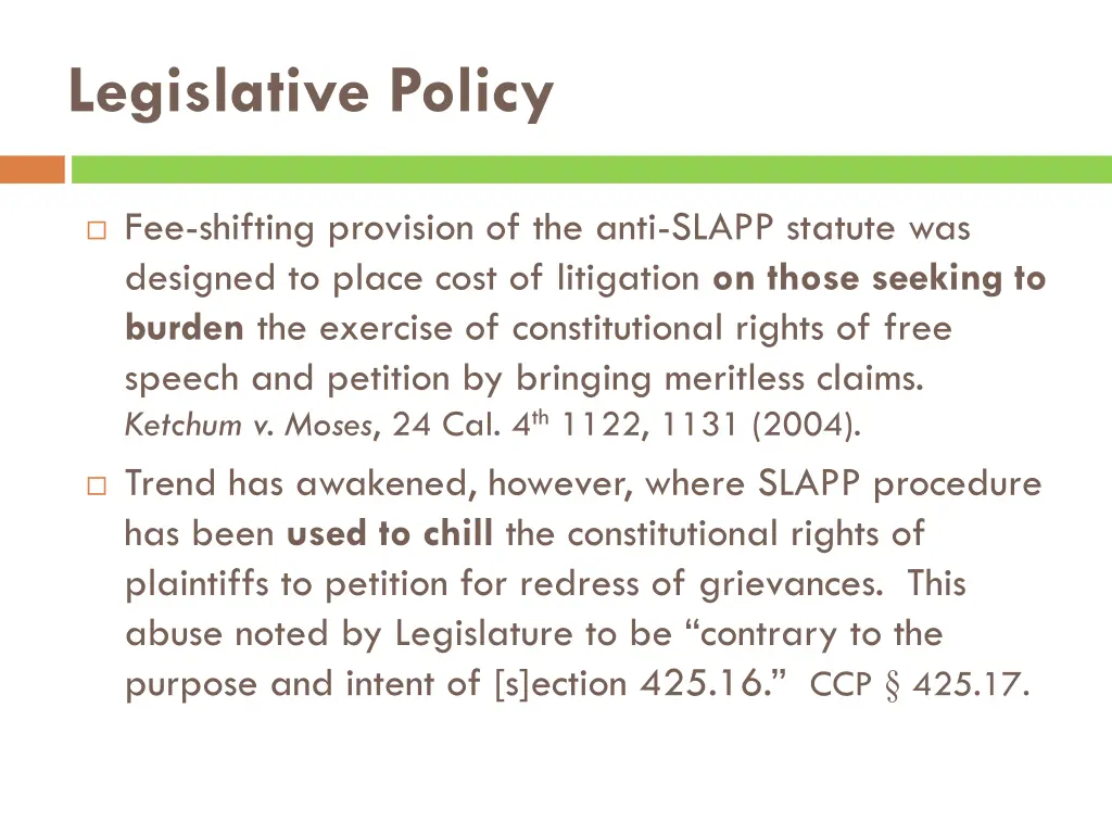 legislative policy 2