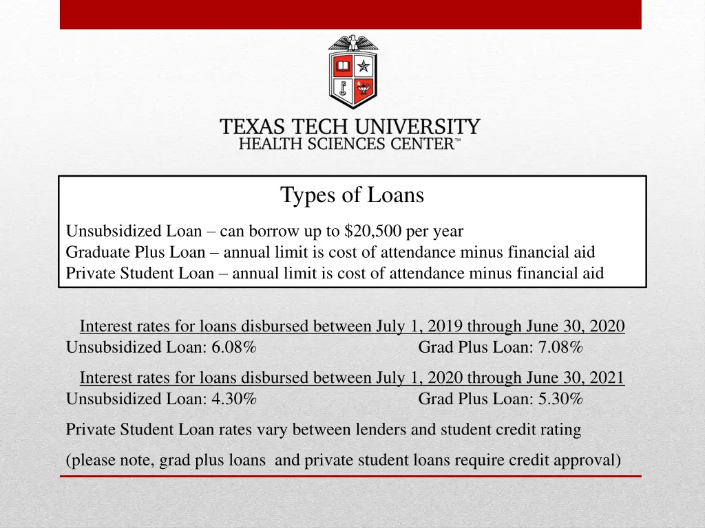 types of loans