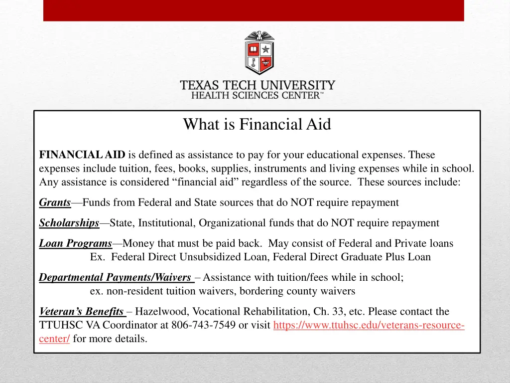 what is financial aid