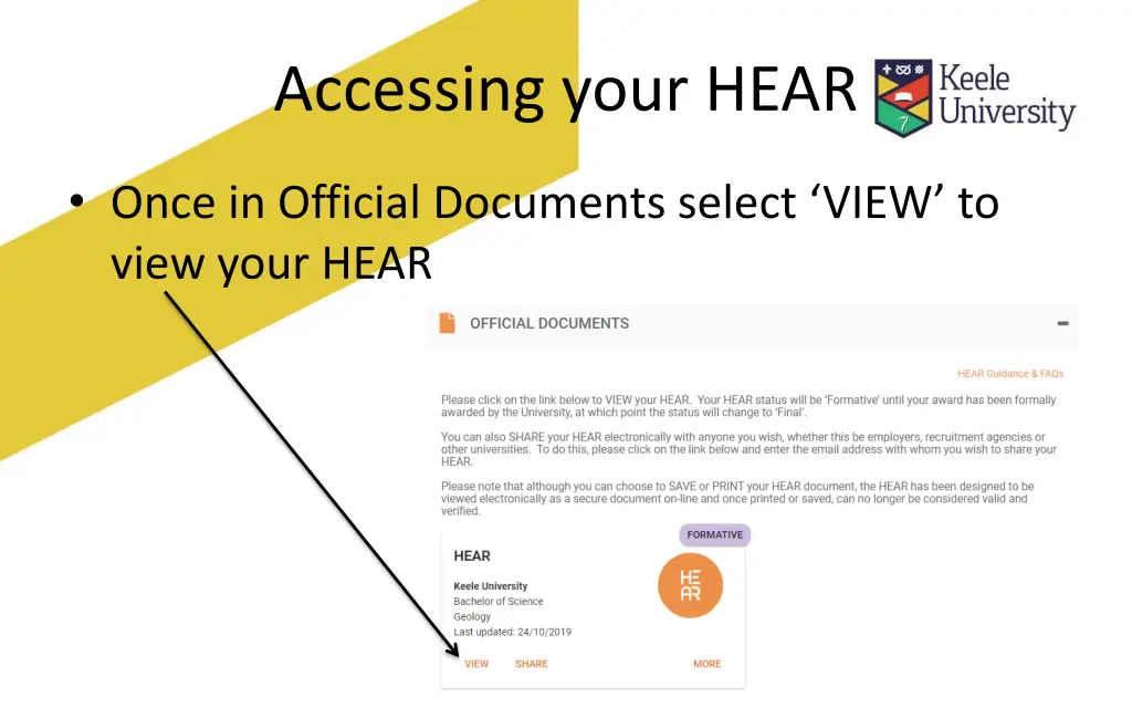 accessing your hear 5