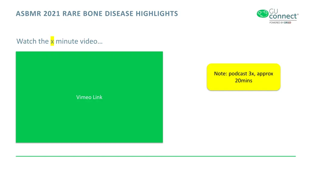 asbmr 2021 rare bone disease highlights