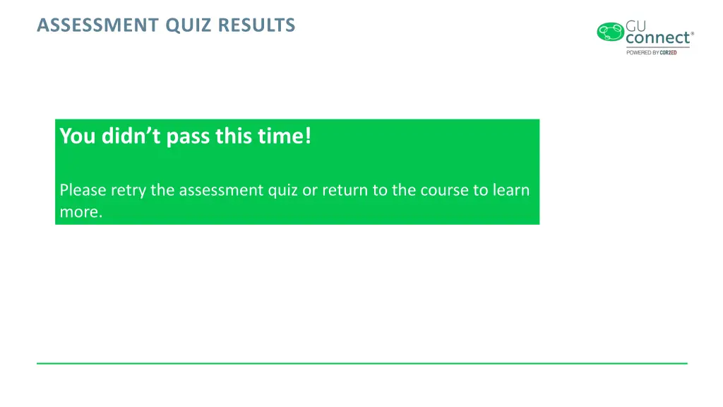 assessment quiz results 1